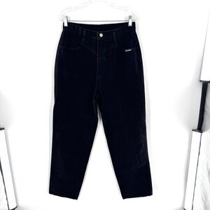 VTG Rockies Black Denim Jeans Womens Size 11/12 High Waisted Straight Leg Cotton